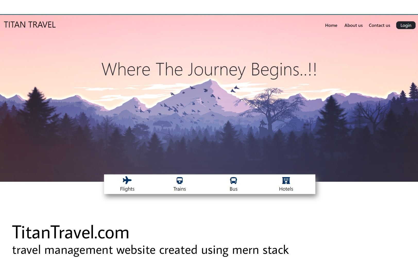 Image of TitanTravel site